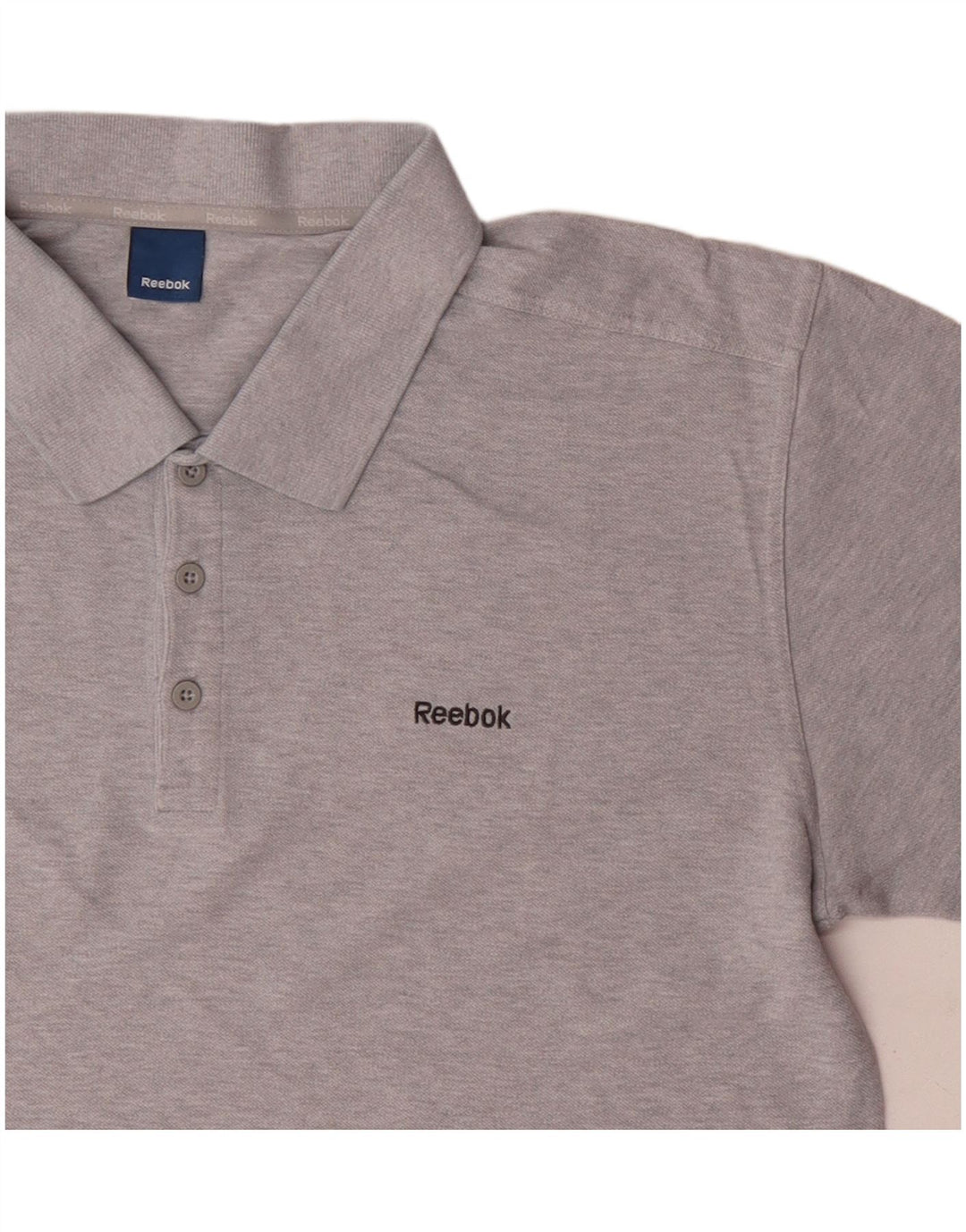 Camisa polo masculina Reebok XL cinza algodão