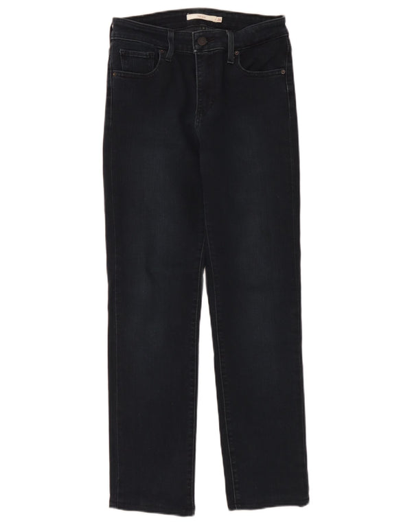 Calça jeans feminina Levi's 712 Slim W26 L27 azul marinho algodão