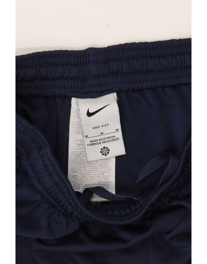 Calça de treino masculina Nike Dri Fit médio azul marinho poliéster