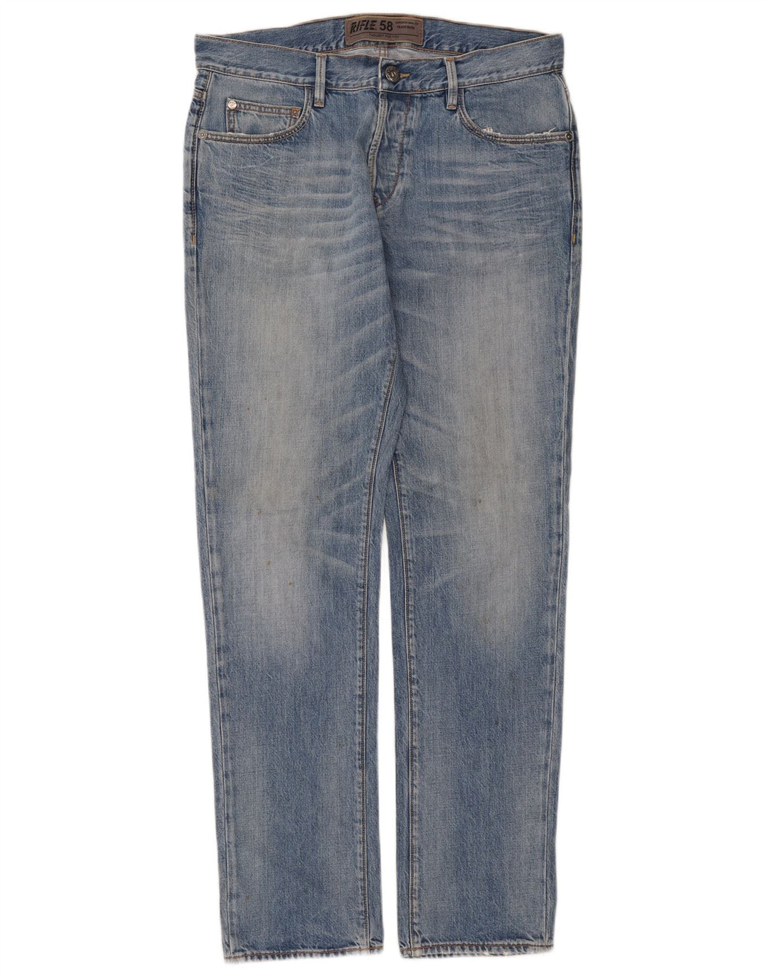 RIFLE Calça jeans reta masculina W31 L33 algodão azul