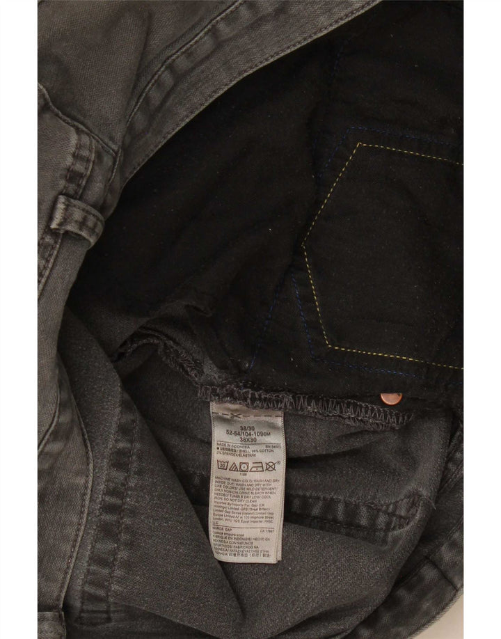 Jeans retos masculinos Gap W38 L30 algodão cinza