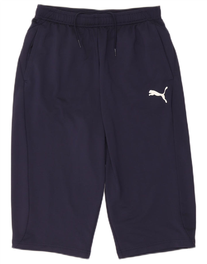 Bermuda esportiva Puma Boys 15-16 anos azul marinho