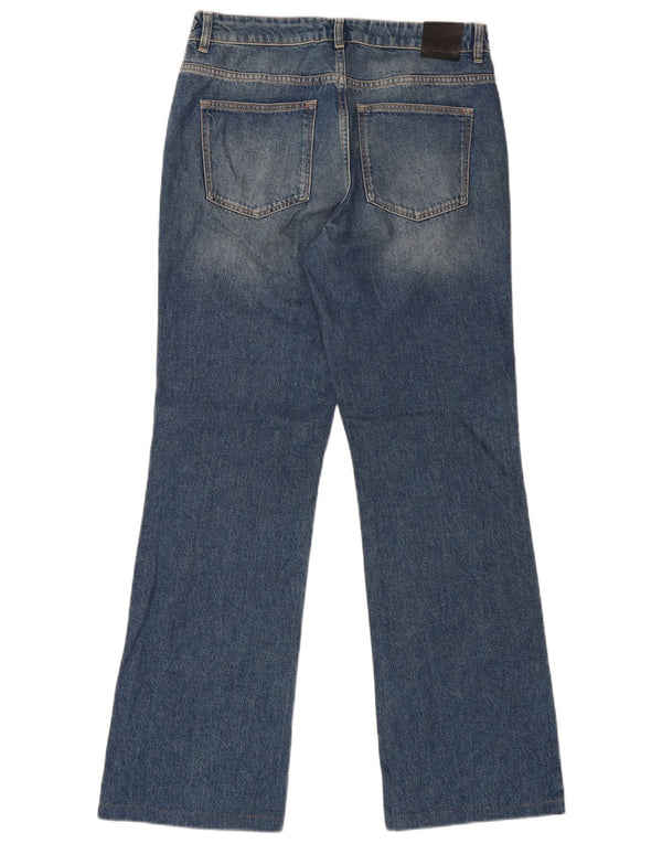 Jeans feminino Massimo Dutti cintura alta bootcut EU 40 médio W30 L31 azul