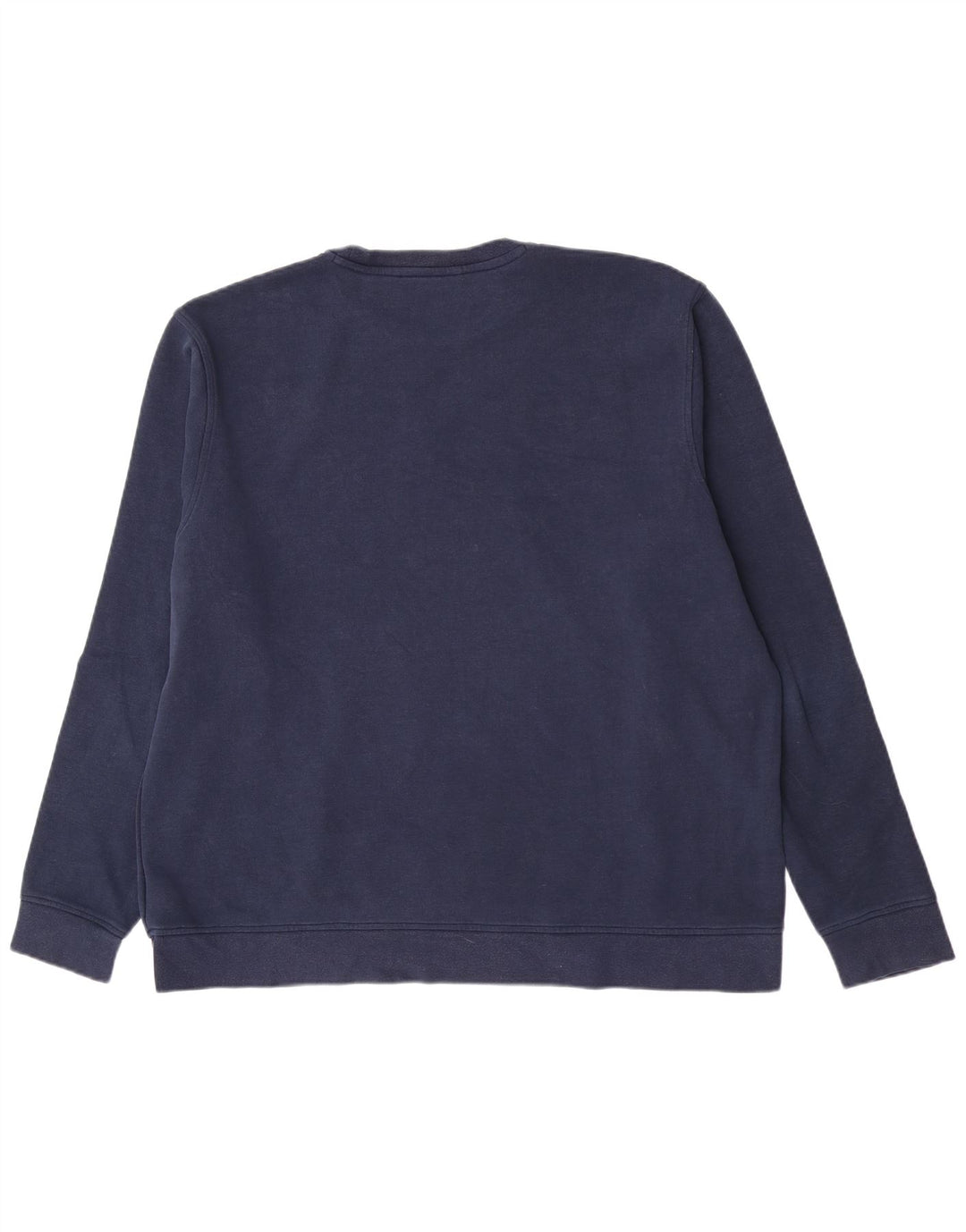 Adidas Mens Regular Fit Moletom Jumper XL Azul Marinho Algodão