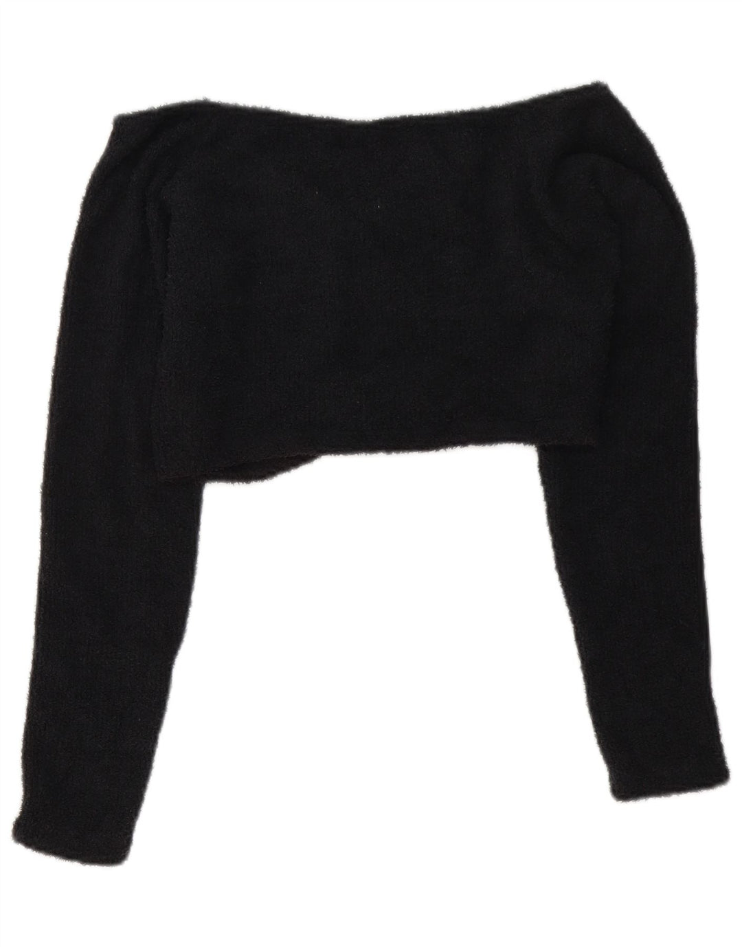 Adidas Womens Crop Fleece Off Shoulder Top Reino Unido 12 Médio Preto Poliéster