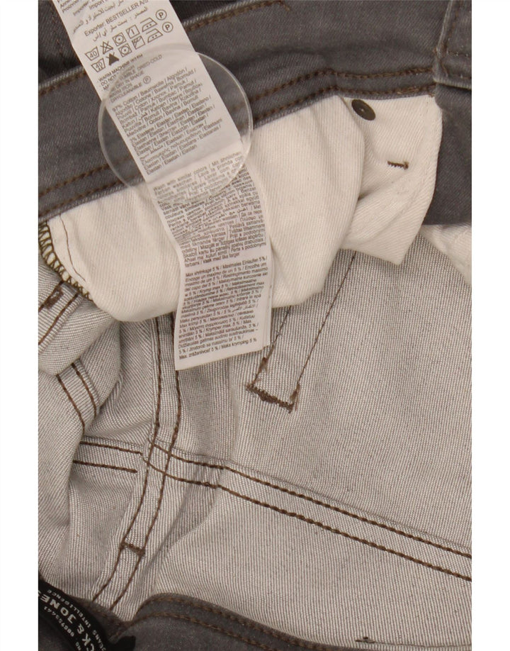 Jack & Jones Masculino Tim Slim Jeans W31 L32 Algodão Cinza
