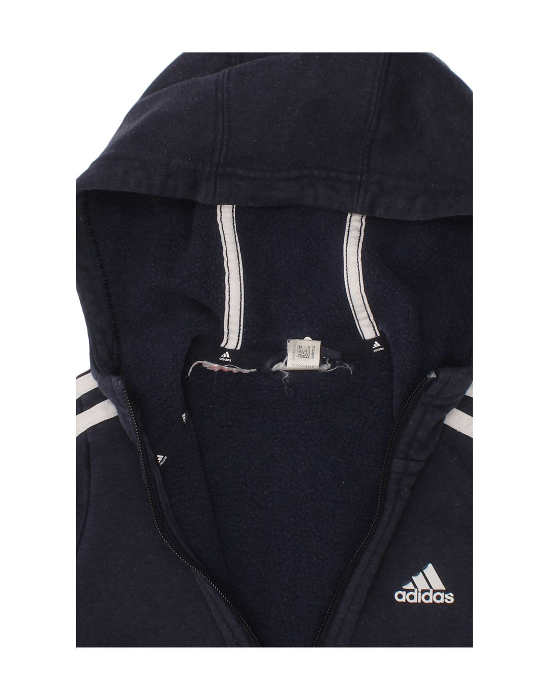 Suéter adidas masculino com capuz e zíper 4-5 anos azul marinho