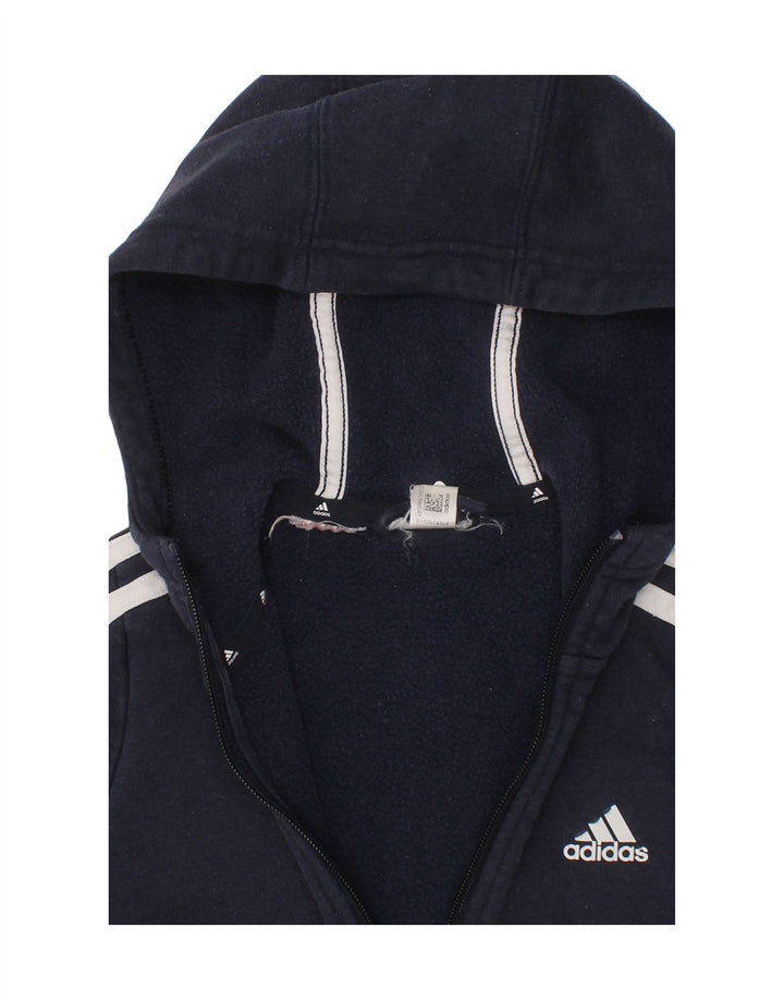 Suéter adidas masculino com capuz e zíper 4-5 anos azul marinho