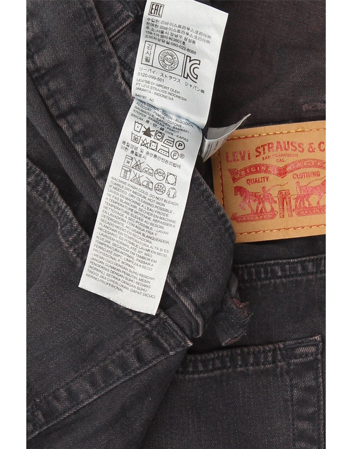 Macacão masculino Levi's Slim Jeans grande W36 L28 algodão cinza
