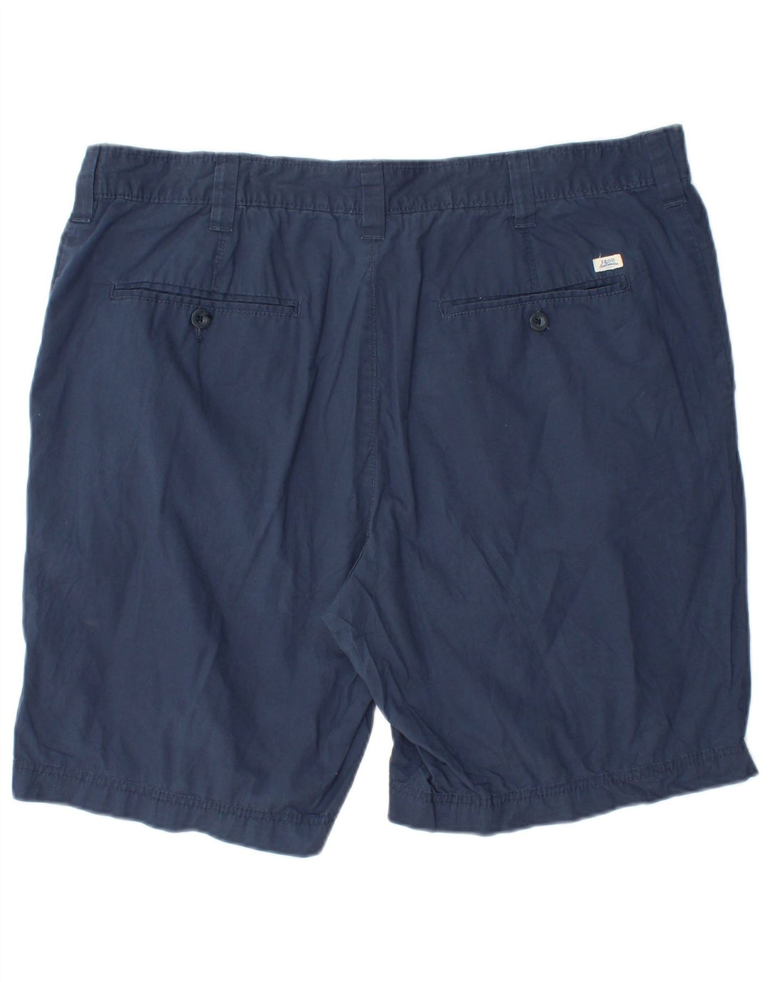 Shorts chino masculino IZOD água salgada W40 XL algodão azul marinho