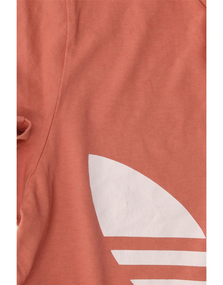 Adidas Mens Graphic T-Shirt Top Pequeno Algodão Rosa