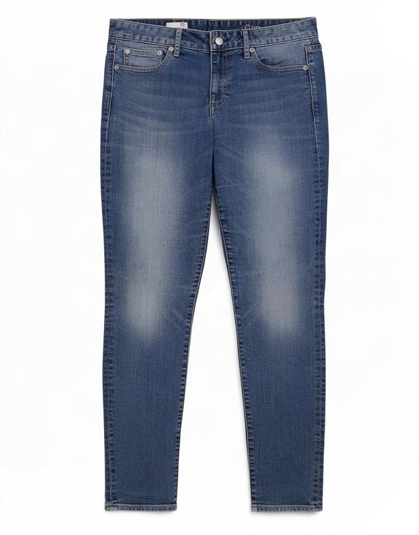 Jeans skinny feminino Gap W30 L30 algodão azul