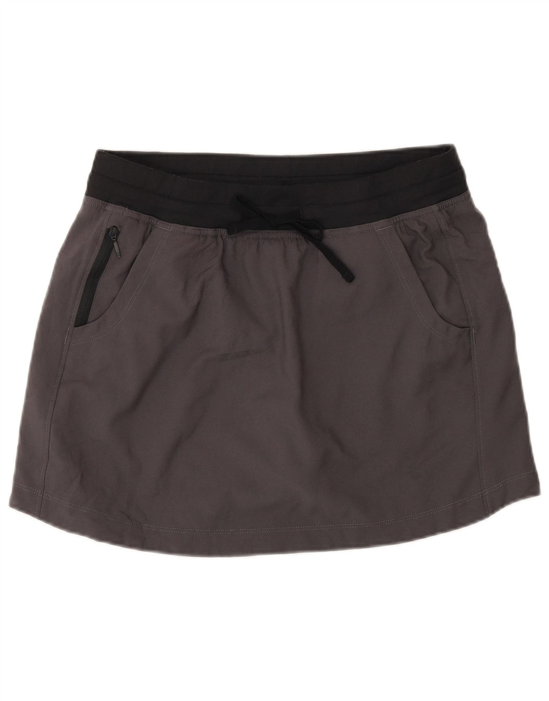 The North Face Womens Skort UK 14 Poliéster Colourblock Cinza Médio