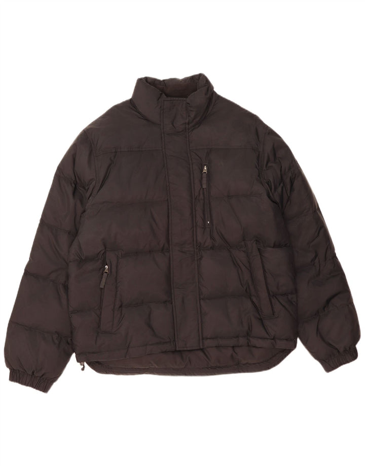 Jaqueta acolchoada masculina Timberland UK 40 grande nylon preto