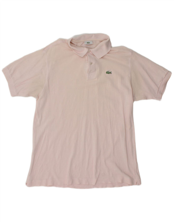 Camisa polo masculina LACOSTE tamanho 5 grande rosa