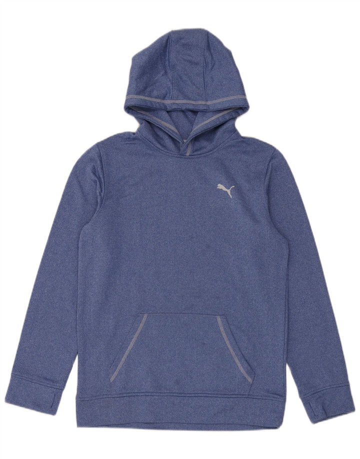 Puma Meninos Hoodie Jumper 15-16 Anos XL Azul Poliéster