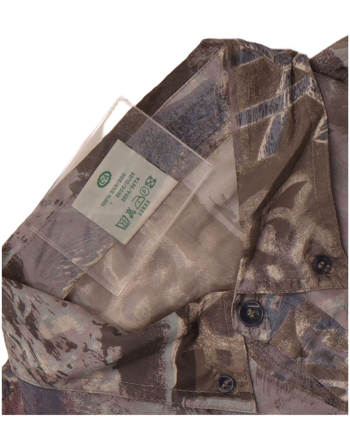 Camisa pulôver masculina de manga curta Canda IT 56/58 XL patchwork multicolorido