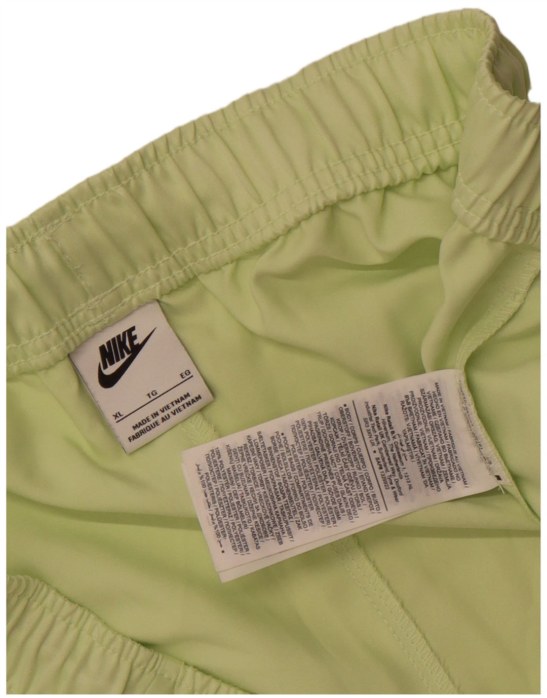 Shorts esportivos masculinos Nike XL verde poliéster