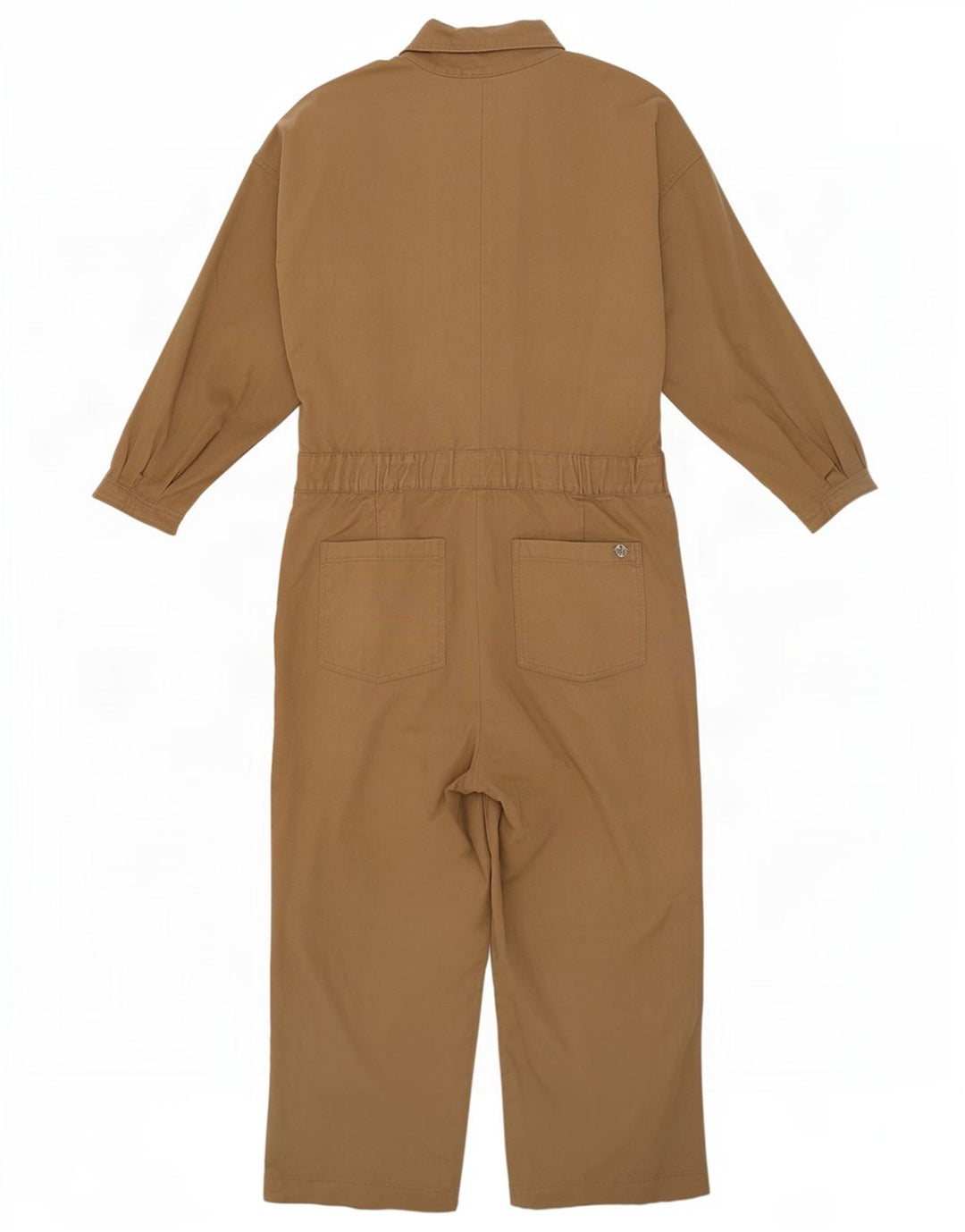 Macacão feminino Massimo Dutti UK 12 algodão bege médio