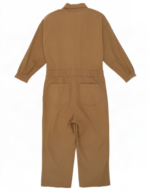 Macacão feminino Massimo Dutti UK 12 algodão bege médio