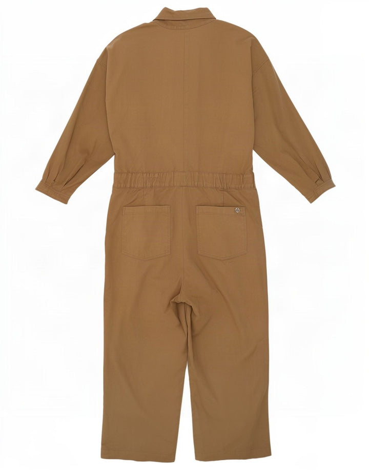 Macacão feminino Massimo Dutti UK 12 algodão bege médio