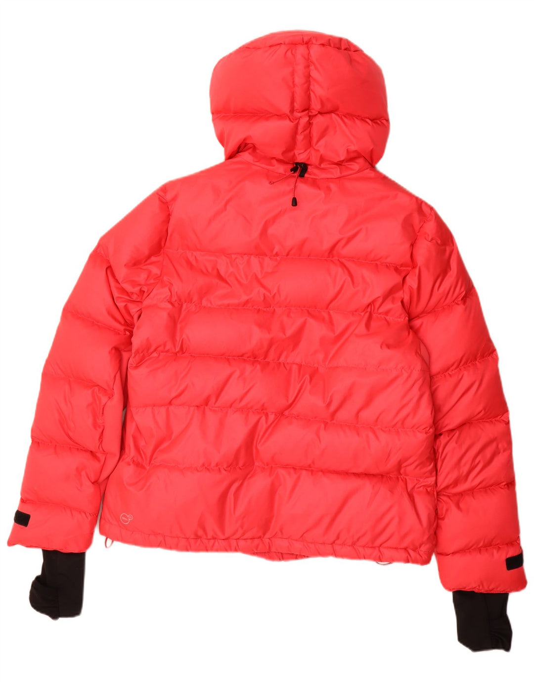 Jaqueta acolchoada com capuz feminina Puma UK 16 grande poliéster vermelho
