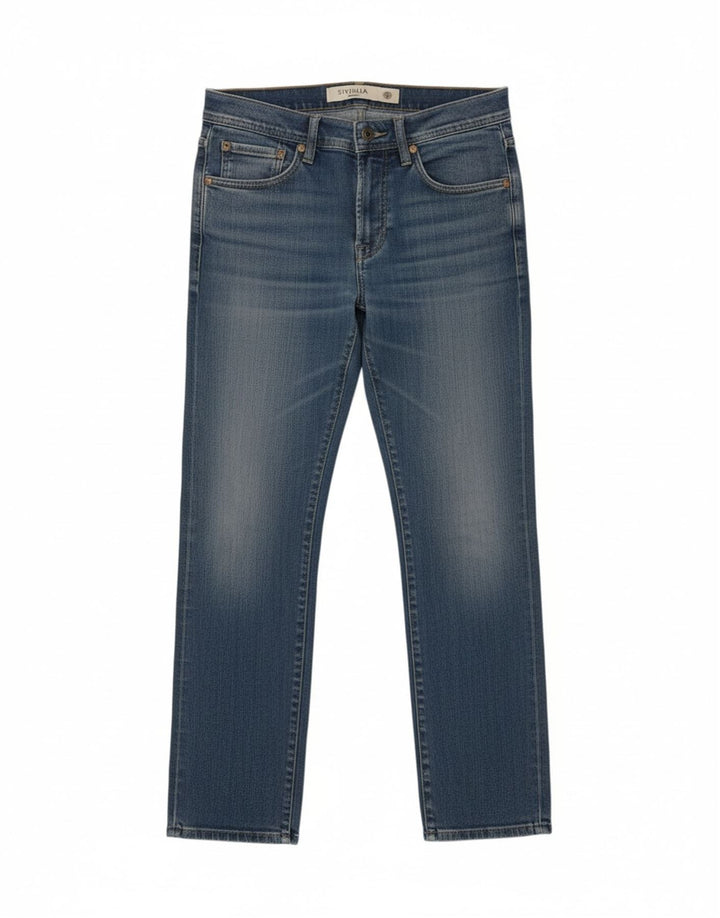 SIVIGLIA Mens Jeans Slim W32 L28 Azul Algodão