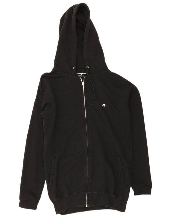 Suéter masculino Champion com capuz e zíper 2XL algodão preto