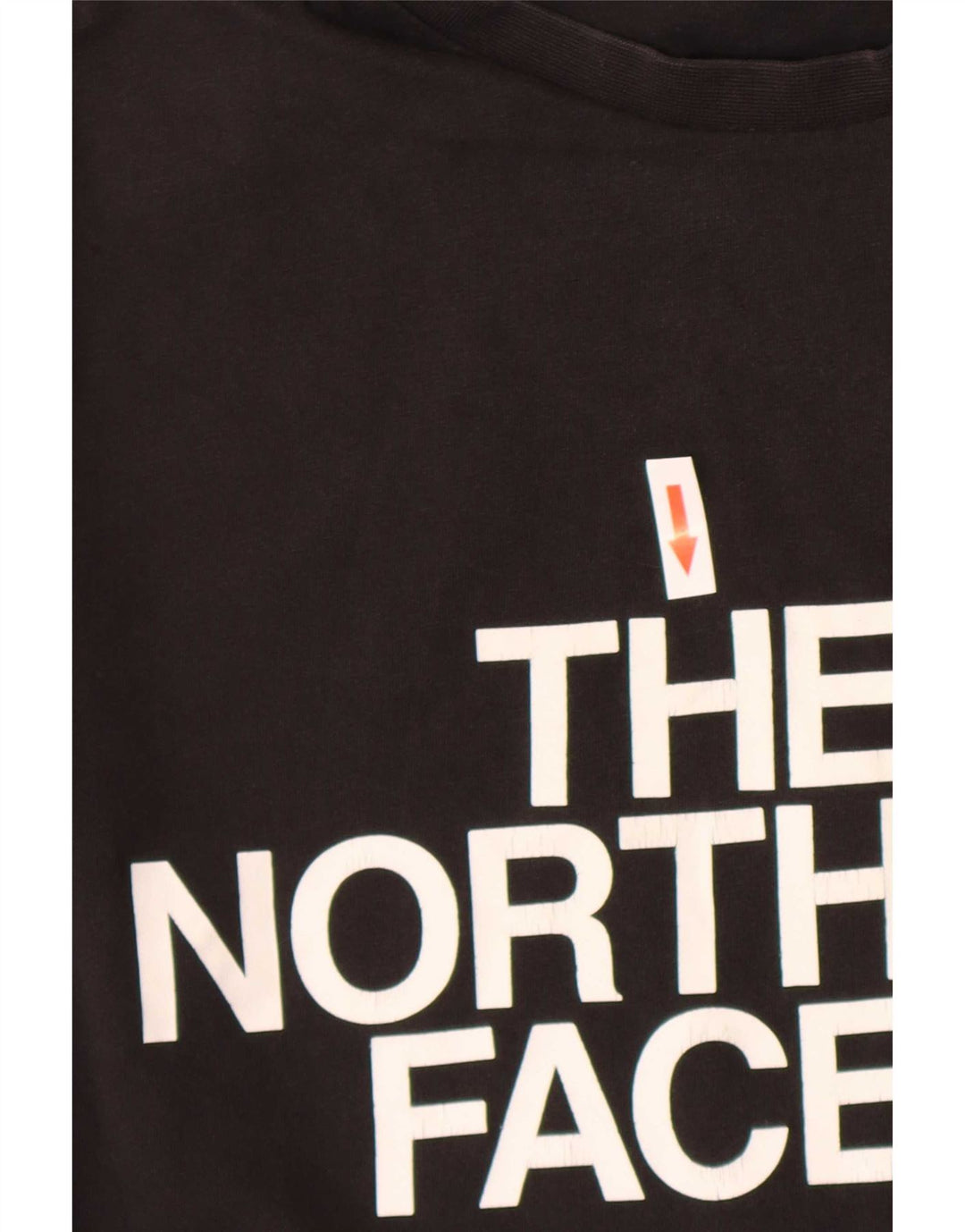 Camiseta gráfica masculina The North Face Top médio algodão preto