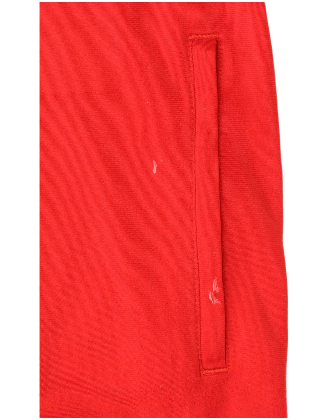 ADIDAS Meninos Tracksuit Top Jacket 13-14 Anos Vermelho Colourblock Poliéster