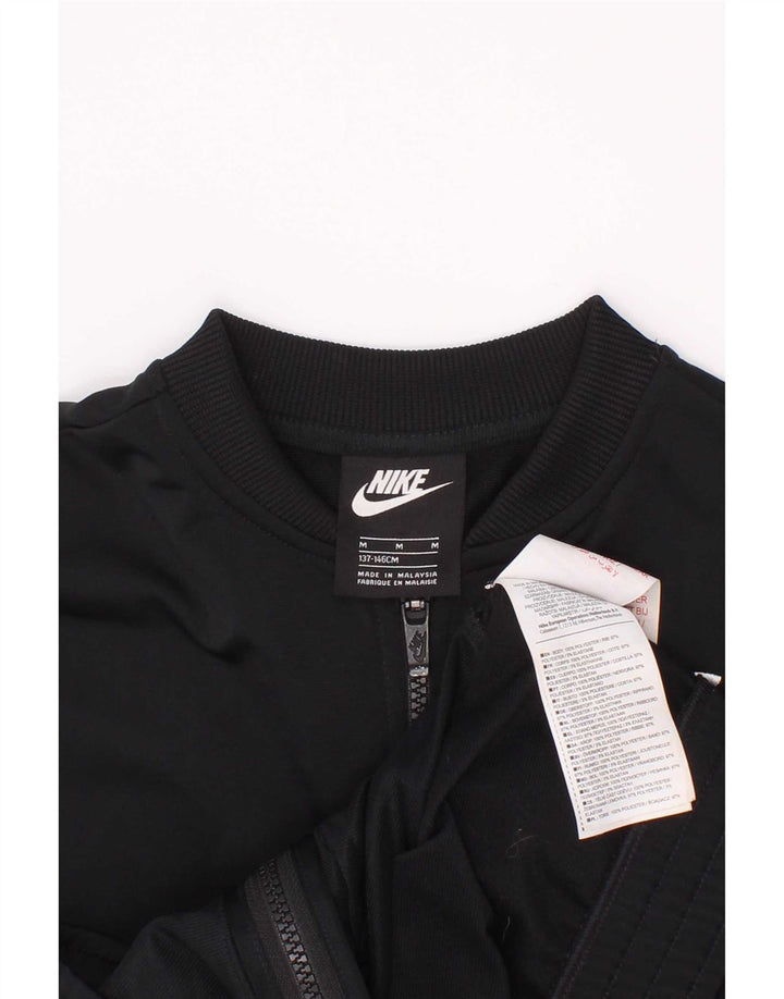 Jaqueta Nike Girls Tracksuit Top 10-11 Anos Médio Preto Colorblock