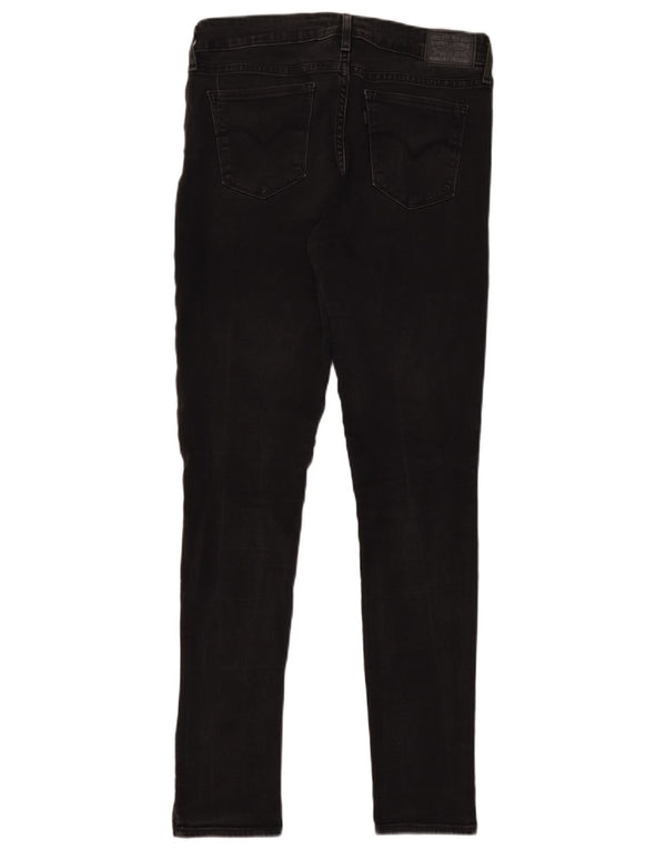 Calça jeans feminina Levi's 711 skinny W30 L32 algodão preto