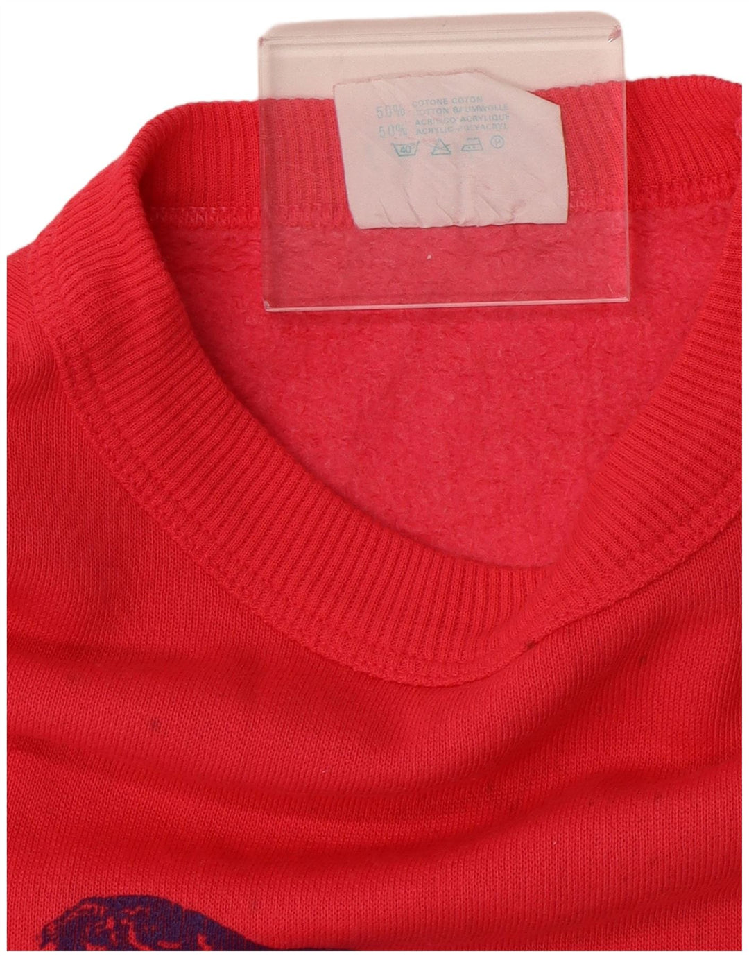 Moletom gráfico masculino vintage jumper médio rosa algodão
