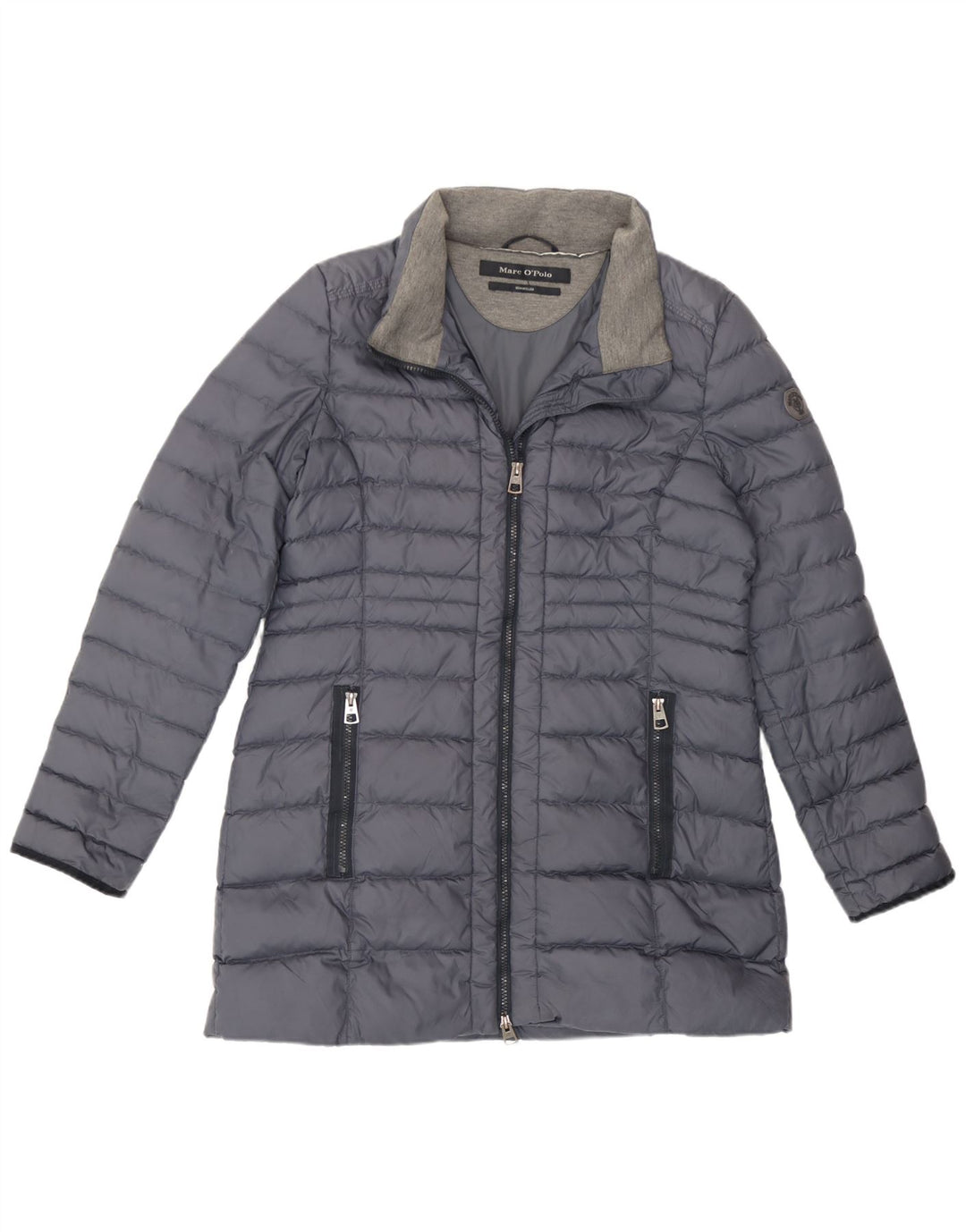 Casaco acolchoado feminino Marc O'Polo IT 42 poliamida cinza médio