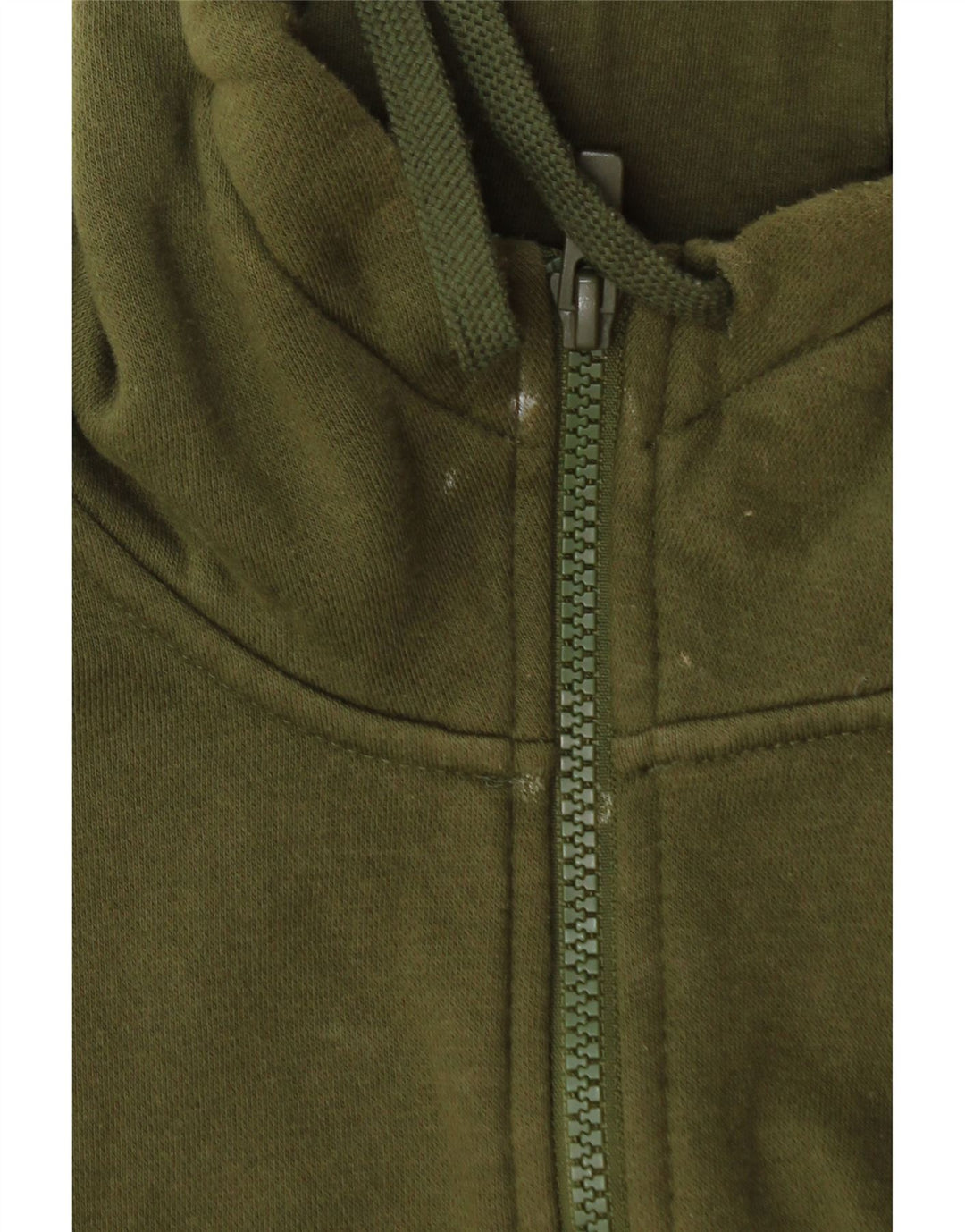 NIKE Mens Zip Hoodie Sweater XS Khaki Cotton Vintage Nike and Second-Hand Nike from Messina Hembry 