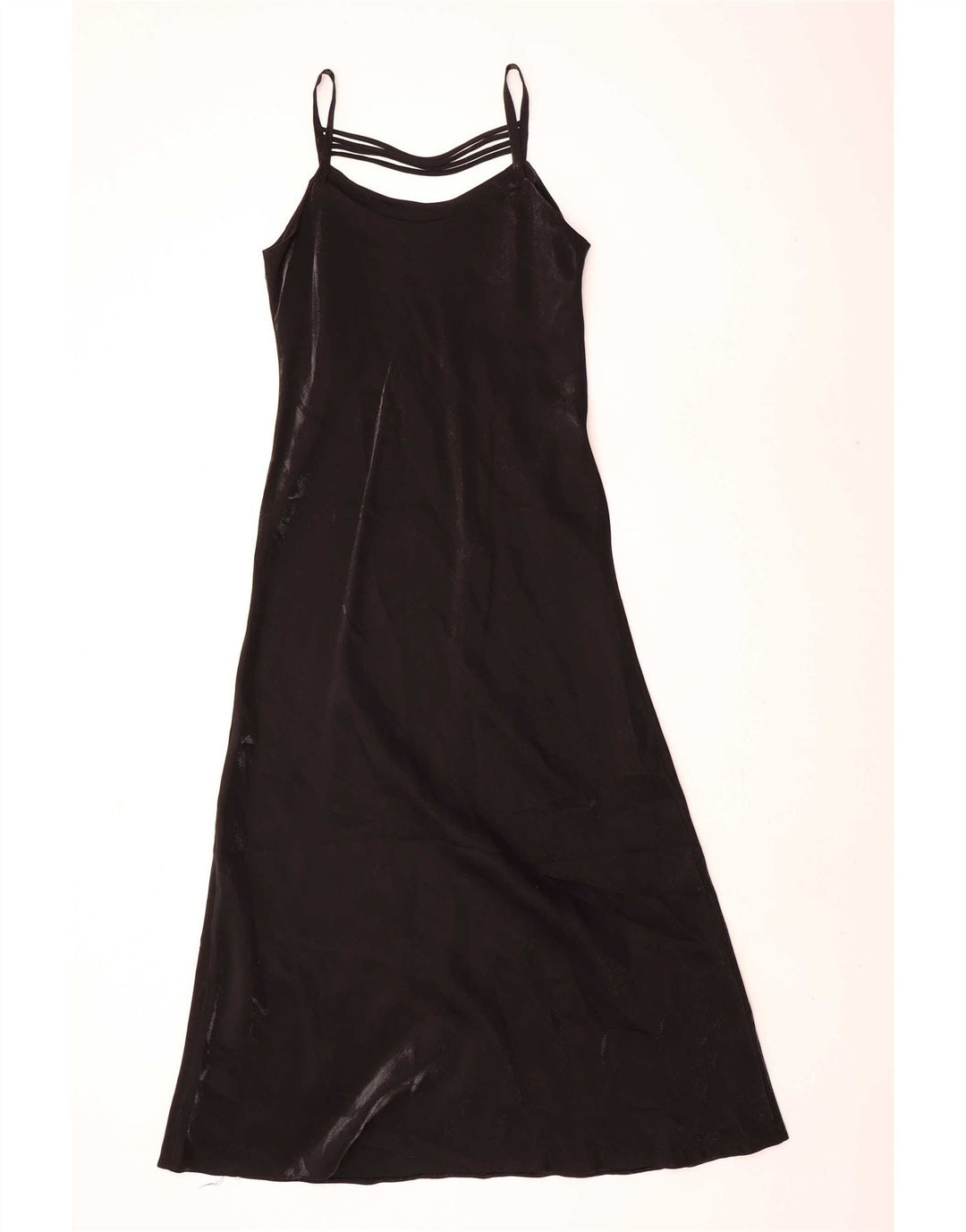 Vestido maxi feminino sem mangas Just Elegance Reino Unido 16 grande poliéster preto