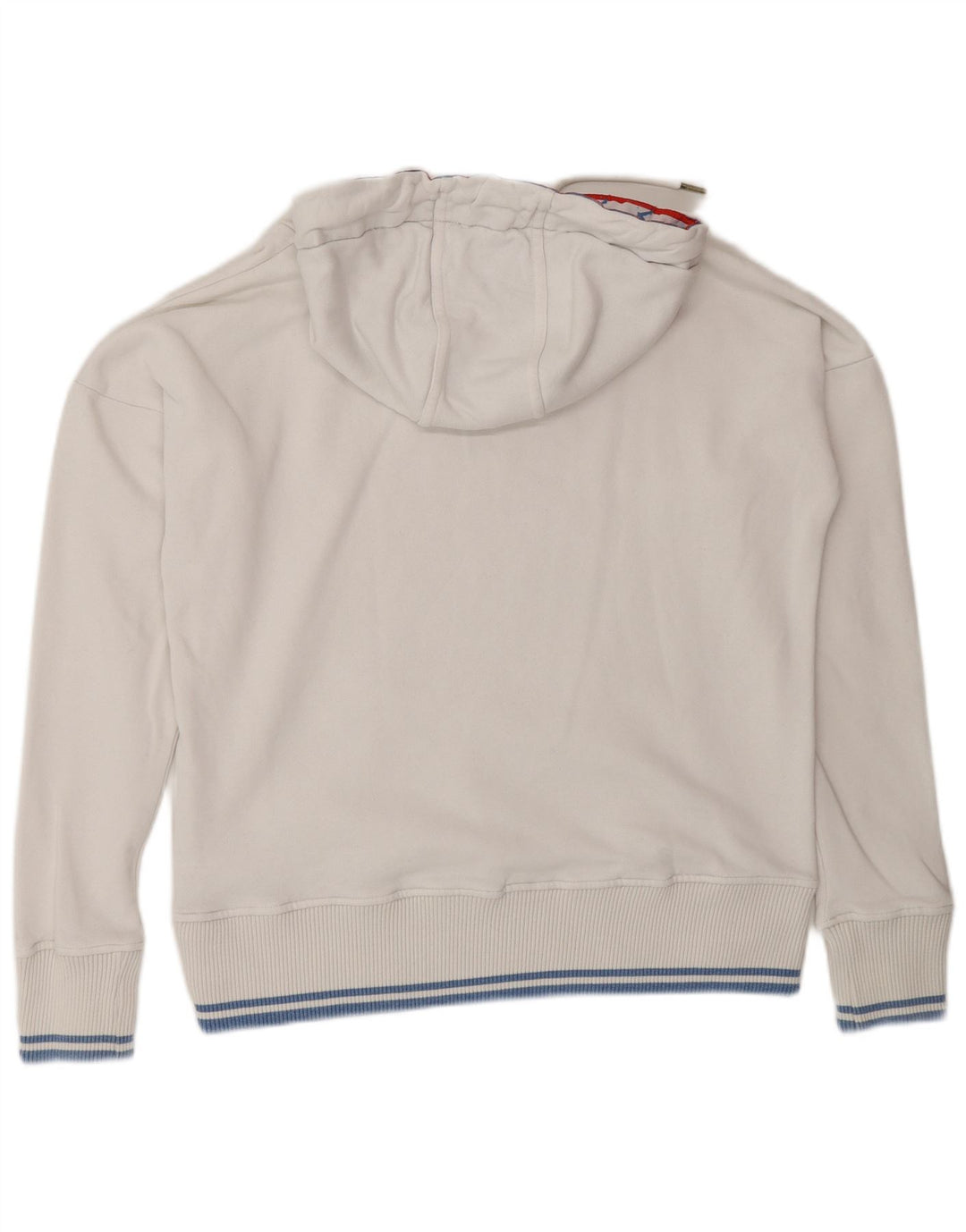 Kappa moletom com capuz masculino gráfico pequeno algodão branco
