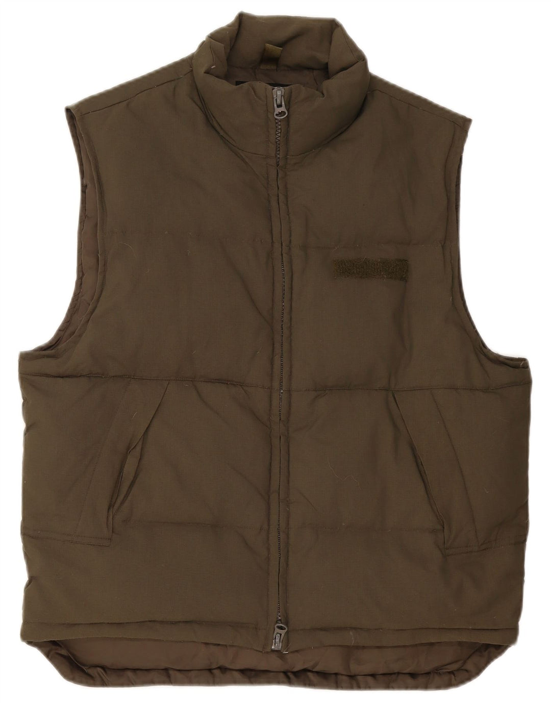 Colete acolchoado masculino Wrangler UK 40 grande cáqui