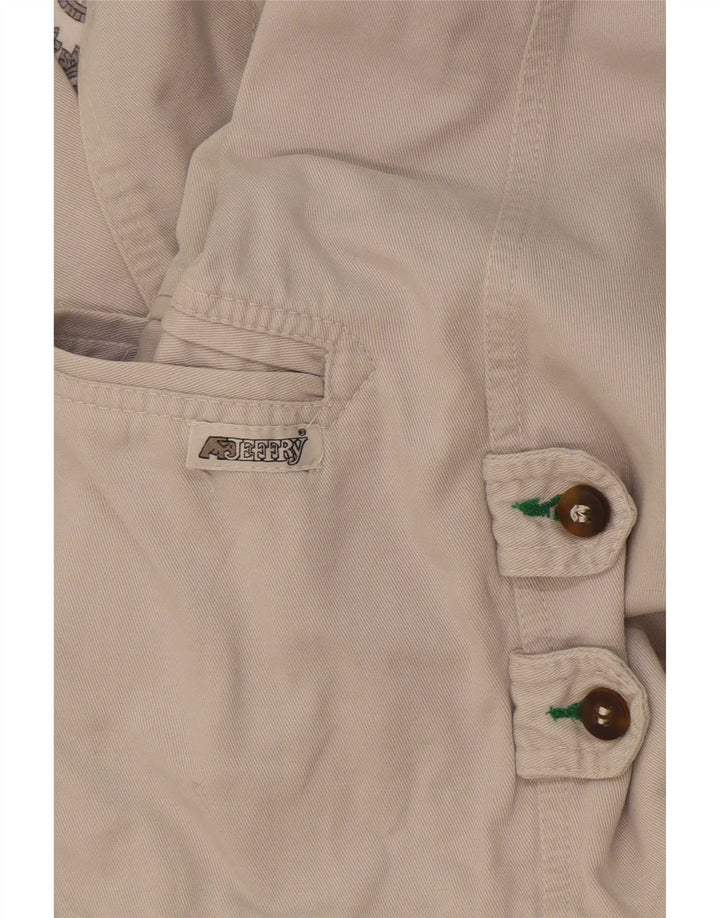 Jaqueta blazer masculina vintage com 2 botões UK 40 grande branca