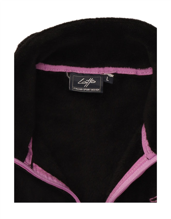 Jaqueta de lã feminina LOTTO UK 14 grande preta