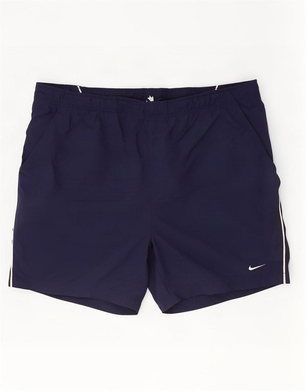Shorts de natação masculino Nike 2XL poliéster azul marinho