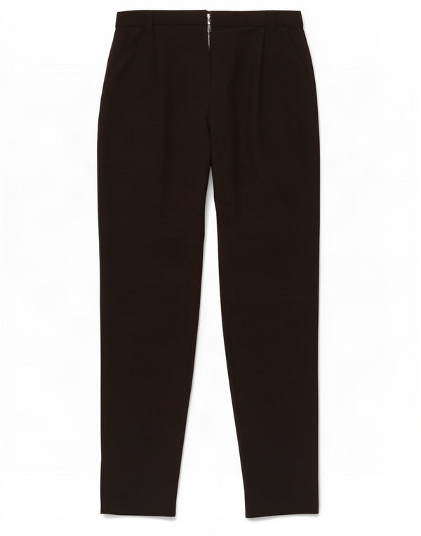 Topshop Womens Tapered Suit Trousers UK 8 Small W30 L29 Black Polyester