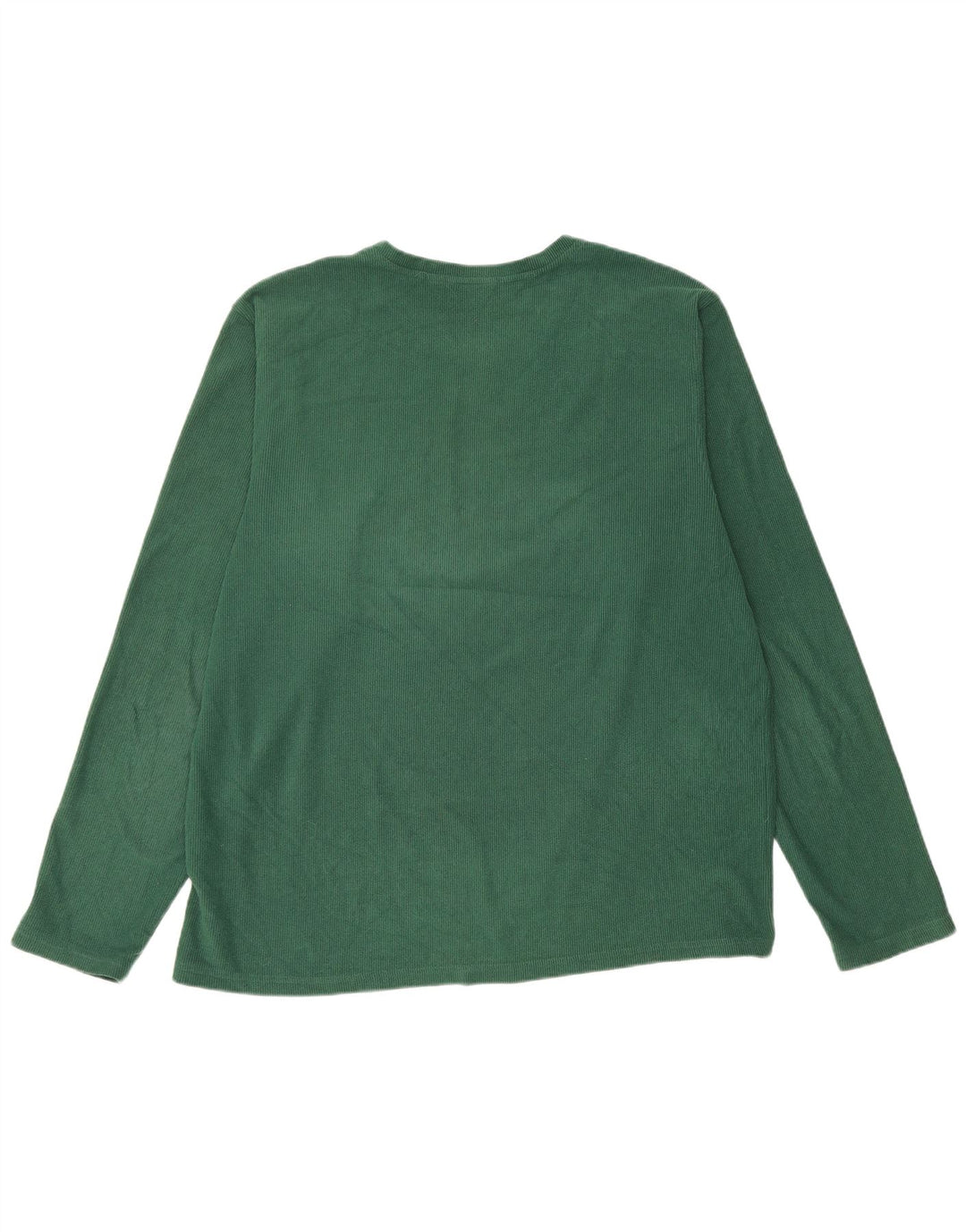 ROHAN Mens Fleece Top Manga Longa Poliéster Verde Médio
