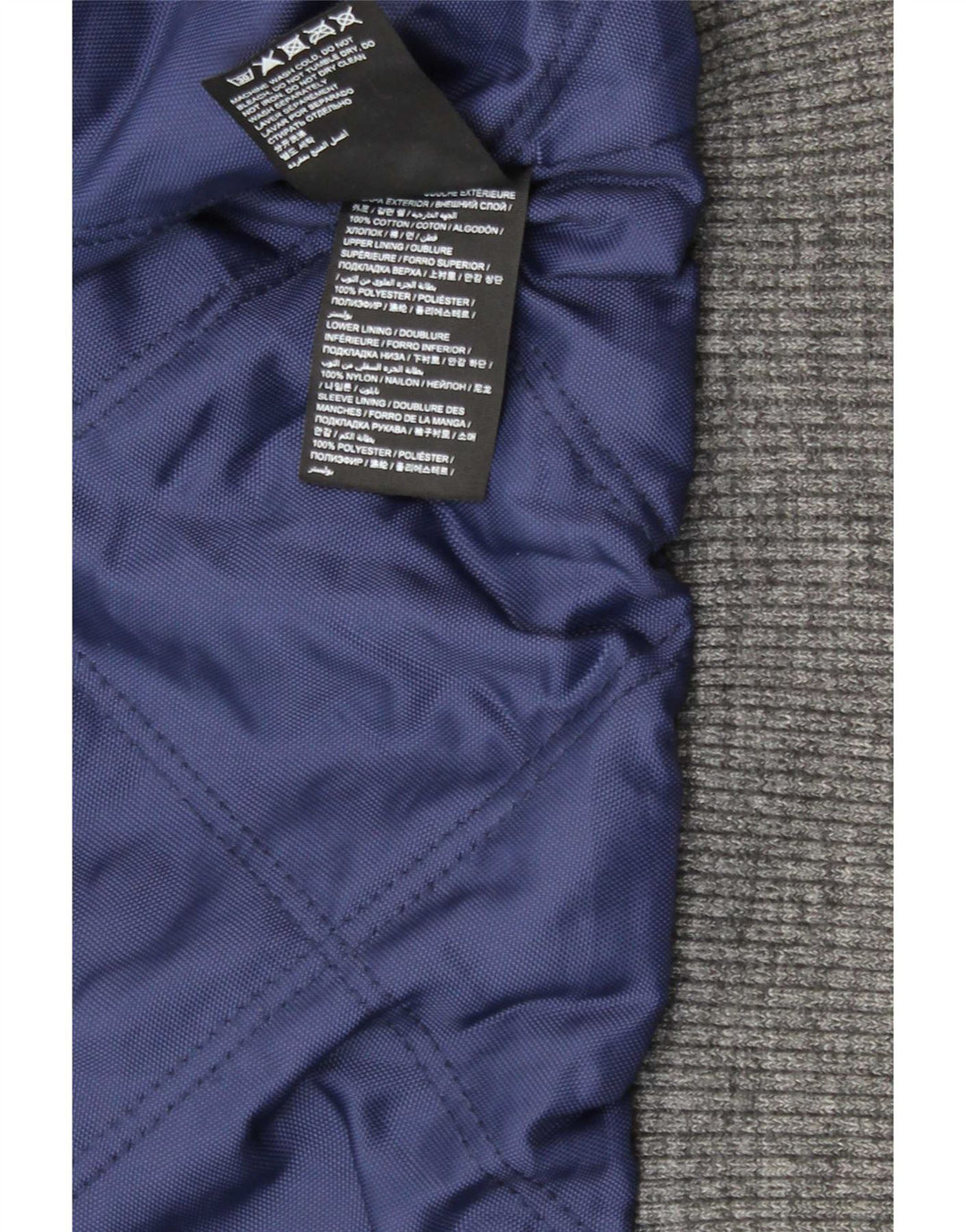Jaqueta masculina Superdry de algodão encerado Reino Unido 44 2XL preta