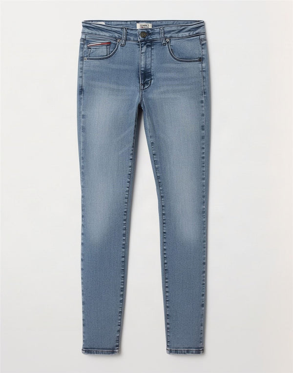 Jeans skinny feminino Tommy Hilfiger W28 L28 algodão azul