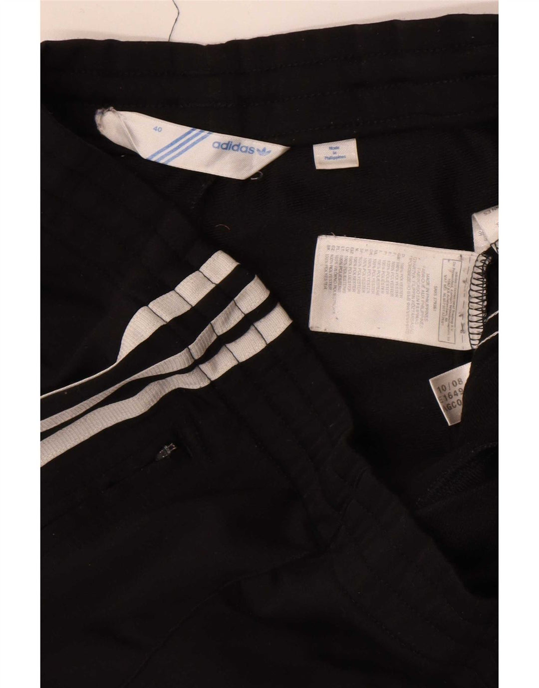 Calça de treino feminina Adidas Joggers EU 40 médio preto poliéster