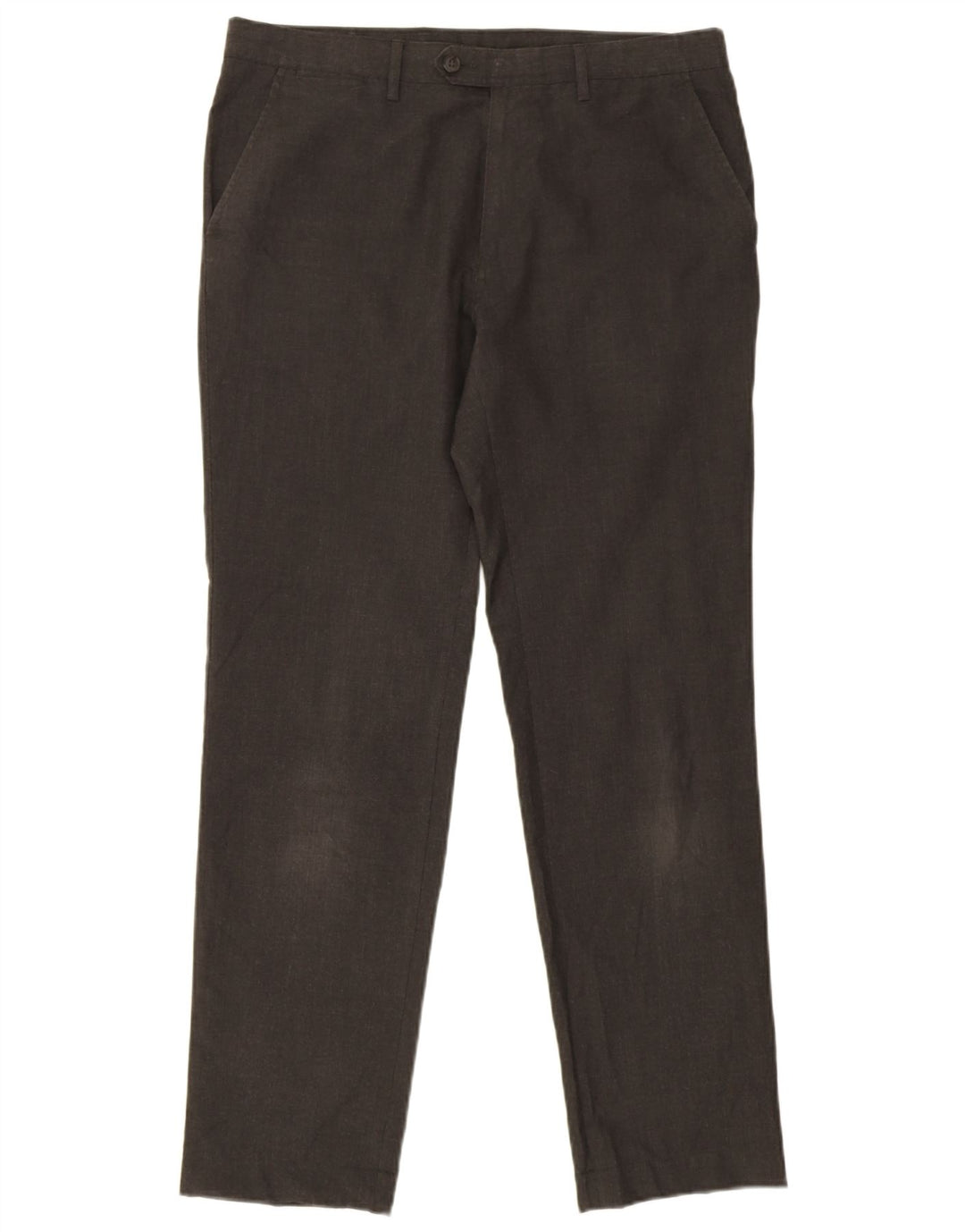 Calça Chino Masculina Slim Fit Marks & Spencer W34 L31 Cinza Houndstooth