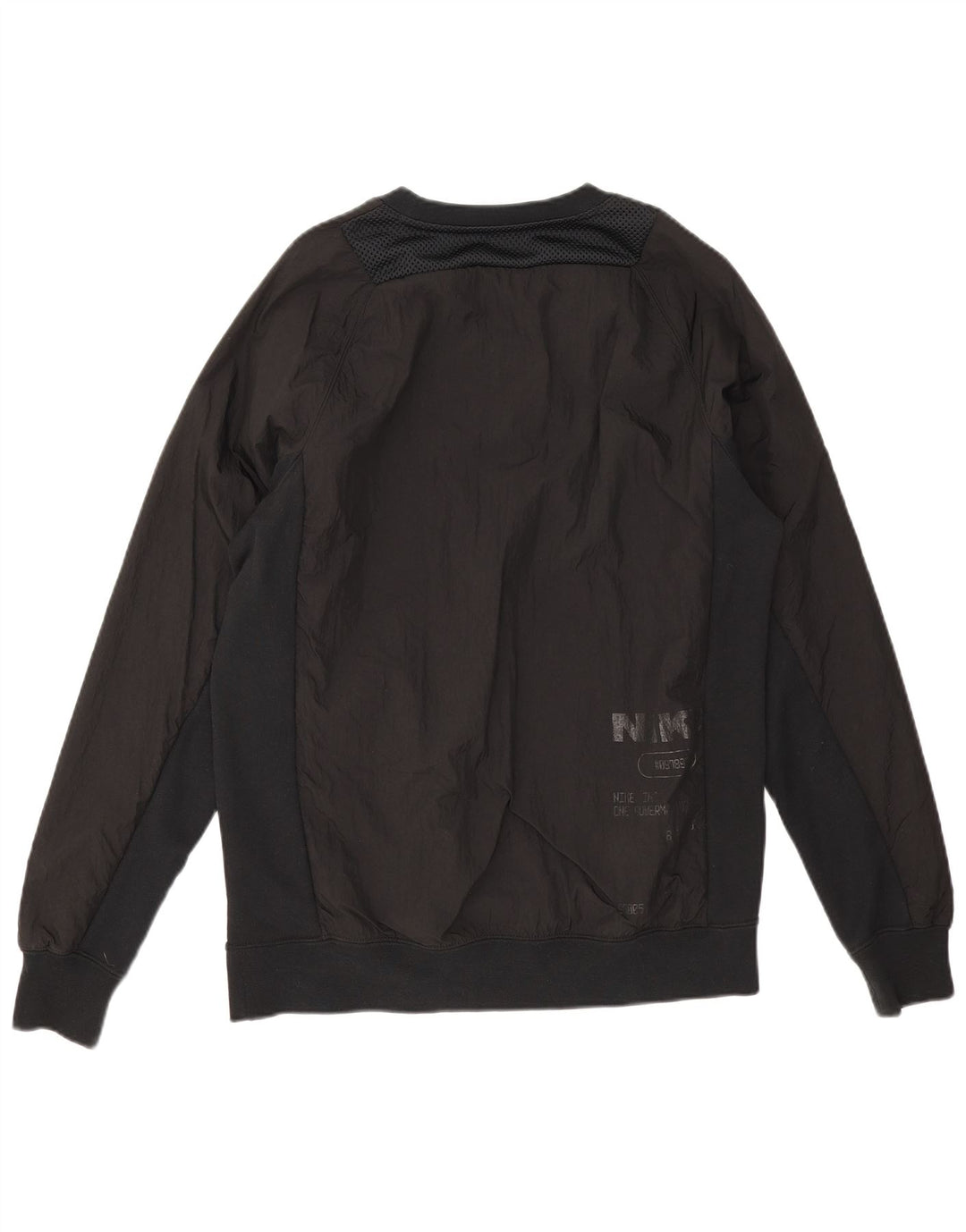 Moletom gráfico masculino Nike Jumper pequeno preto poliamida