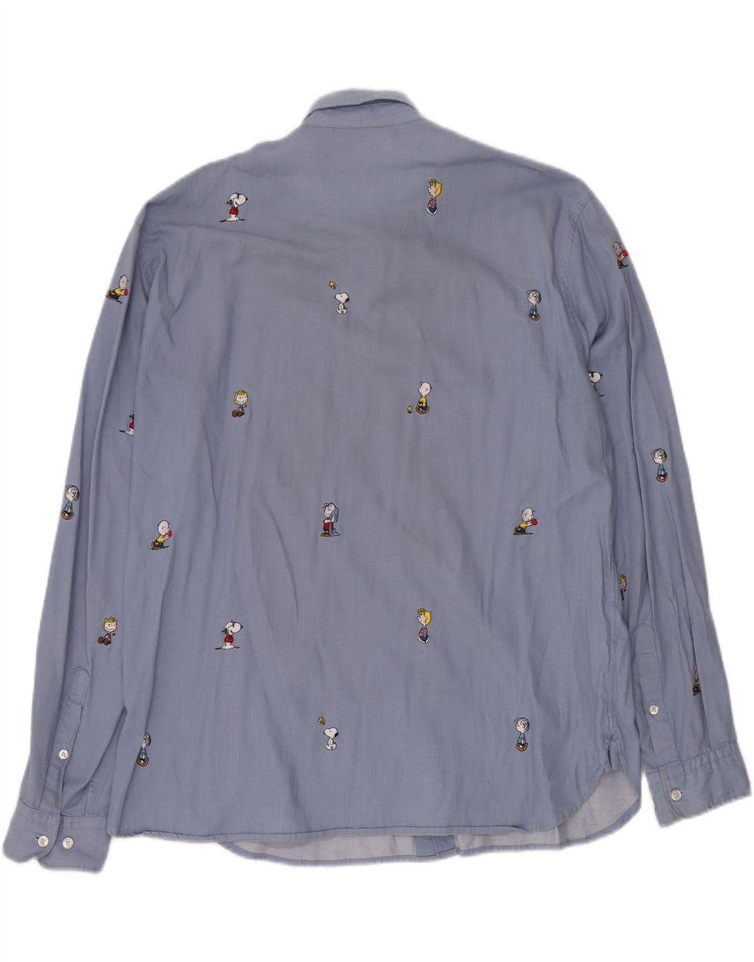 Camisa masculina Peanuts HUGO BOSS XL algodão azul