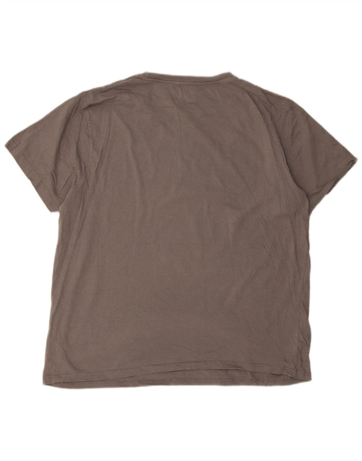 Camiseta gráfica masculina Saltrock Top 2XL algodão cinza